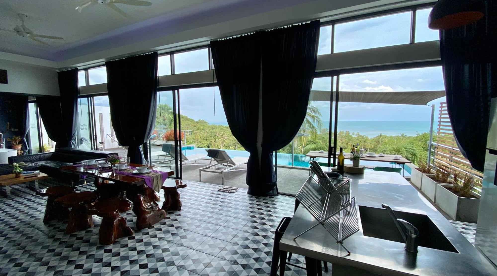 Ko Samui Seaview Pool Villa Philippa With Car Laem Set Beach Zewnętrze zdjęcie